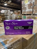 Large Disposable Vinyl Gloves Approx. 500 boxes, 100 gloves per box. SKU193413 (Approx. Total Retail