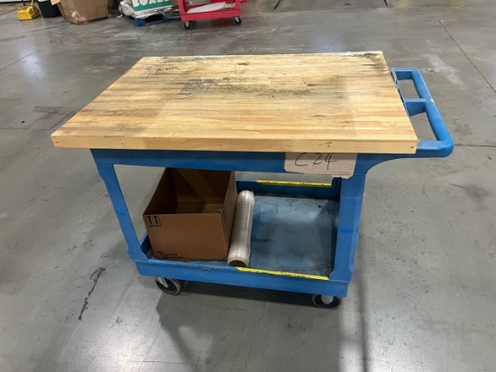 2 Tier Plastic Cart