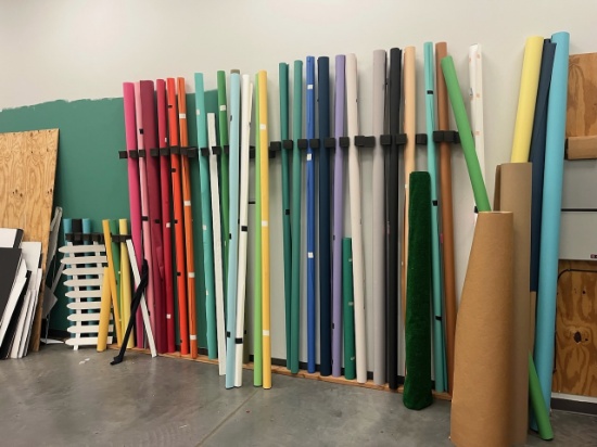 Assorted Colored Paper Rolls