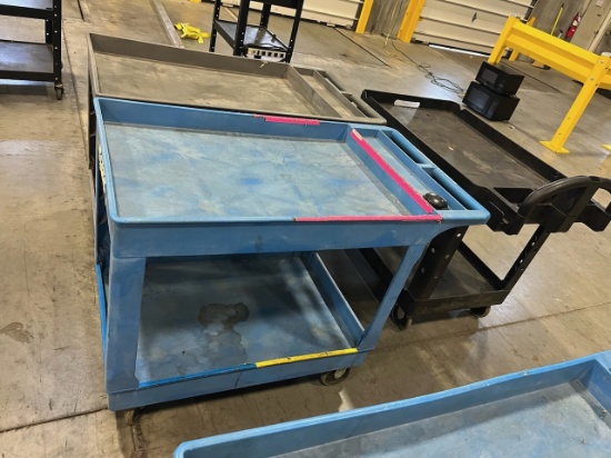 2 Tier Plastic Cart