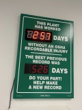 OSHA Injury report Sign