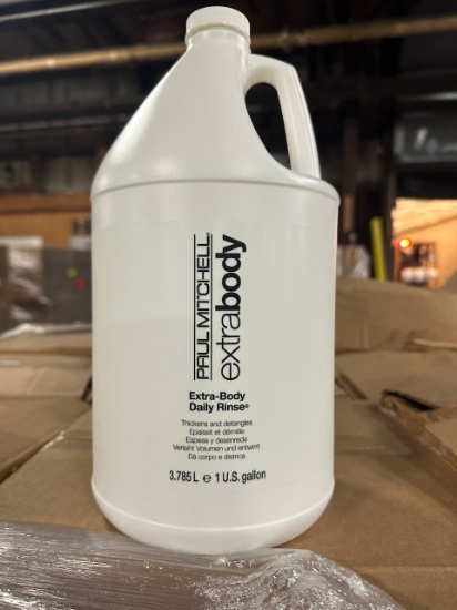 Pallet of Paul Mitchell Extra Body Daily Rinse 1 Gal bottles