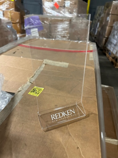Pallet of Redken Easel Acrylic Holders