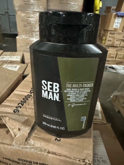 Sebastian Professional SEBMAN 8.45 fl oz 'The Multi-Tasker'  Hair, Beard, and Body Wash.  UPC 361422