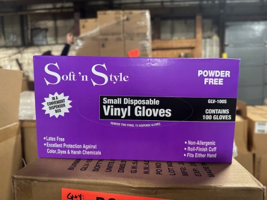 Burmax Soft n Style Small Disposable Gloves Powder Free 100 per box