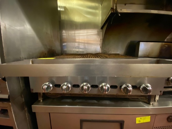 Jade 36" Countertop 6-Burner Grill Removal: Buyer is responsible for removal of this lot by local an