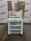 New In Box Alco Classic Line Plastic 3Drawer Carts with side skirts on Casters