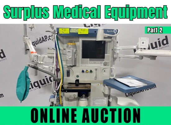 Surplus Medical Equipment Online Auction