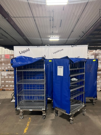Metal Rack on casters 24 x 36 x 755 w cover