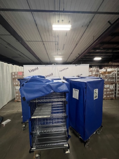 Metal Rack on casters 24 x 36 x 755 w cover