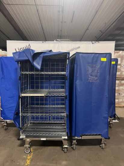Metal Rack on casters 24 x 36 x 755 w cover