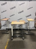 Stryker adjustable overbed tables