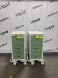 Armstrong Medical wheeled supply cart  19 x 19 x 44