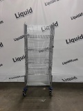 wheeled stainless steel cart 23 x 195 x 65