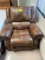 Leather recliner