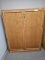 Locking wooden cabinet