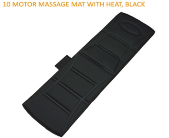 10 Motor Massage Mat (Black)- TL-290905