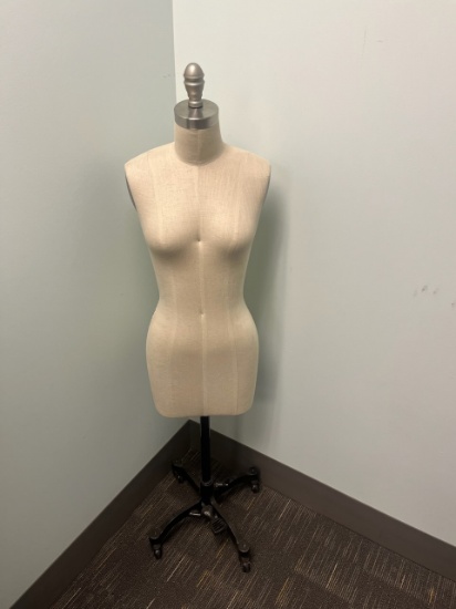 Mannequin on rolling stand