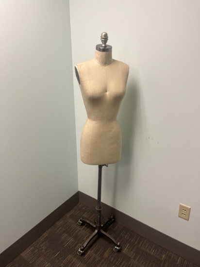 Mannequin on rolling stand