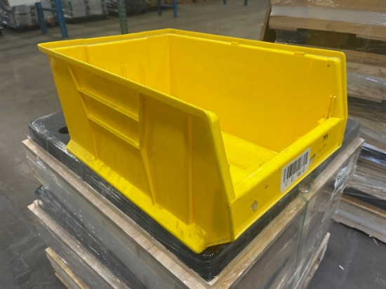 Lot of (1,000) Akro Bin model 30288 plastic stackable bin, 24"x16"x11" (approximately 25 pallets per