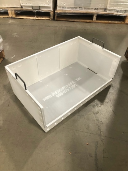 Corrugated Plastic Totes w/ Hopper Front