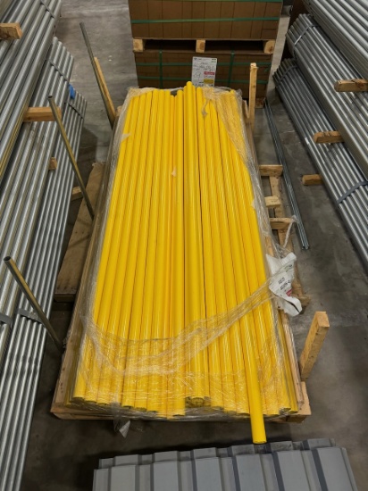 (3) Pallets to Include Yellow Rails and Couplers
