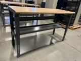 Butcher Block WorkStation Table