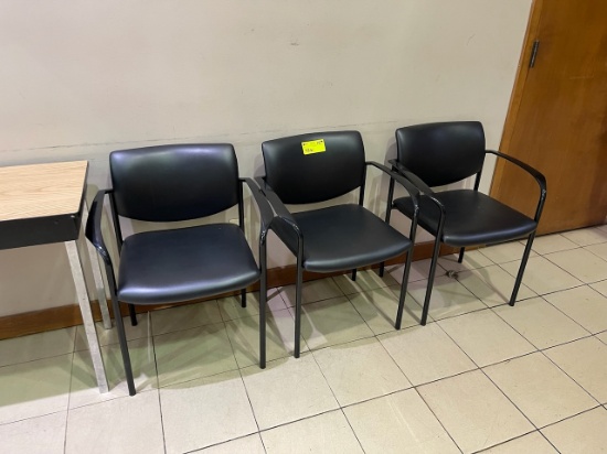 (3) Chairs - Stackable