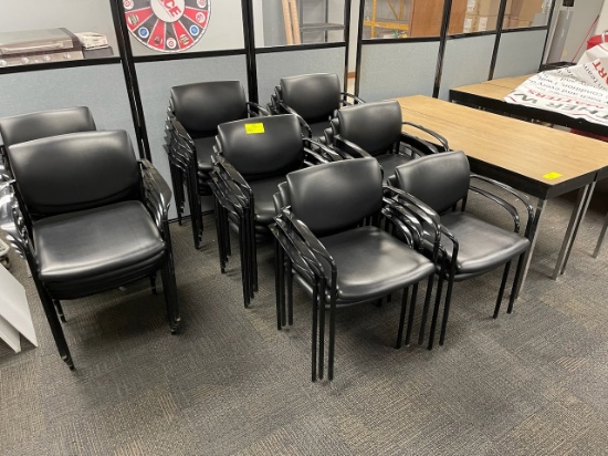 (32) Stackable Office Chairs