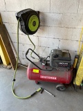 Craftsman Compressor & Hose w/ reel - 20 Gal 150 Psi & 50ft Flexzilla