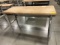 Butcher Block Work Bench