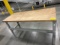 Butcher Block Work Bench