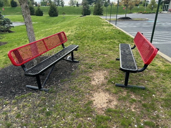 Outdoor Metal Bench