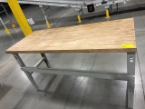 Butcher Block Work Bench