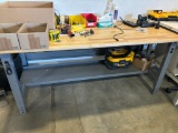 Butcher Block Work Bench