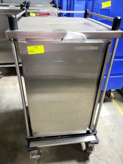 DINEX Food Tray Cart Single Door Stainless Steel