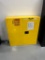 Flammable Liquid Storage Cabinet w/ Spray Paint, Sealers, & Misc.