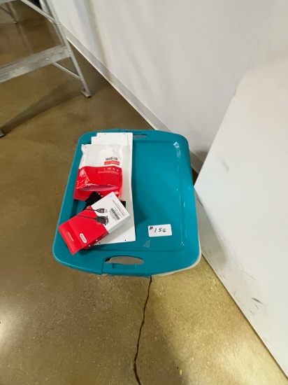 Small Tote with Surge Protector, etc.