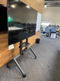 74inch. Samsung TV  On Media Cart