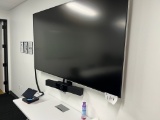 TV with Video Confrence SetUp- Note: Buyer is Responsible for Removing From Wall Mount