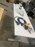 Shop Table w/ Power Cords & Heat Gun