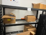 Black widespan type shelving 6'x2'x76