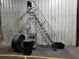 12 Step Rolling Ladder, Drum Fan & bins