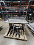 Desk, Rack & 3-step ladder
