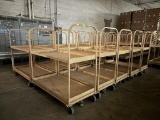 Loc: 2. Tan Metal Rolling Carts w/Brake