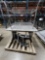 Desk, Rack & 3-step ladder