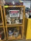 Security Cage Cabinet with paint supplies