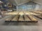 Lot of 10 Tan Rolling Metal Stock Carts w/ Brake