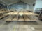 Lot of 10 Tan Rolling Metal Stock Carts w/ Brake