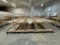 Lot of 10 Tan Rolling Metal Stock Carts w/ Brake